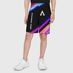 Шорты детские Apex Legends speed game lights, цвет: 3D-принт — фото 2