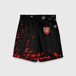 Шорты детские Arsenal spash, цвет: 3D-принт