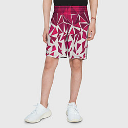 Шорты детские Яркий абстрактный узор для спорта, цвет: 3D-принт — фото 2
