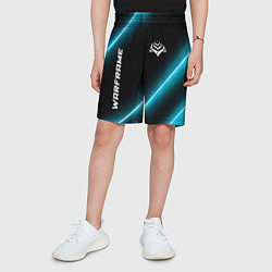 Шорты детские Warframe неоновые лампы, цвет: 3D-принт — фото 2