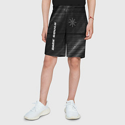 Шорты детские Dark Souls metal game lines, цвет: 3D-принт — фото 2