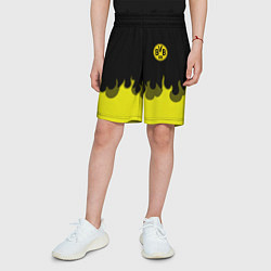 Шорты детские Borussia fire fc, цвет: 3D-принт — фото 2