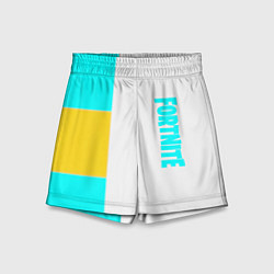 Шорты детские Fortnite geometry color, цвет: 3D-принт
