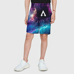 Шорты детские Apex Legends space game, цвет: 3D-принт — фото 2