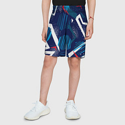 Шорты детские Абстрактный фон с пятнистым узором, цвет: 3D-принт — фото 2