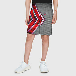 Шорты детские Audi sport geometry car, цвет: 3D-принт — фото 2