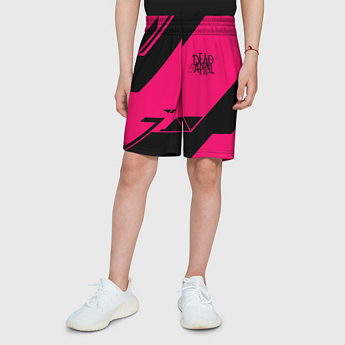 Детские шорты Dead by april geometry / 3D-принт – фото 3