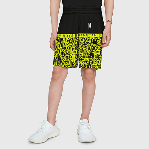 Детские шорты BTS pattern kpop / 3D-принт – фото 3