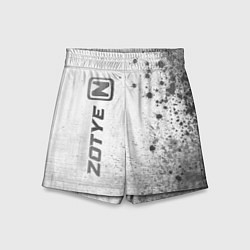 Шорты детские Zotye - white gradient по-вертикали, цвет: 3D-принт