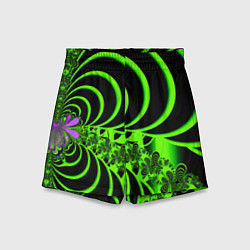 Шорты детские Оптические иллюзии абстракция, цвет: 3D-принт