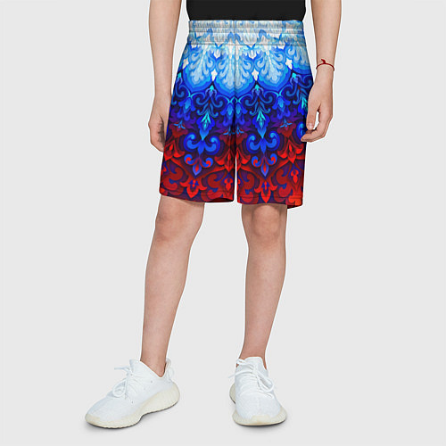 Детские шорты Душа моя Россия 1 / 3D-принт – фото 3