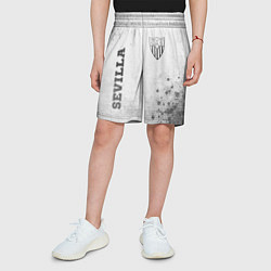 Шорты детские Sevilla - white gradient вертикально, цвет: 3D-принт — фото 2