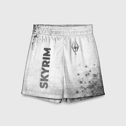 Шорты детские Skyrim - white gradient вертикально, цвет: 3D-принт