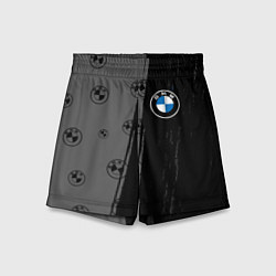 Шорты детские Bmw performance Темный, цвет: 3D-принт