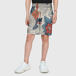 Шорты детские Очень красивый узор в виде татуировки, цвет: 3D-принт — фото 2