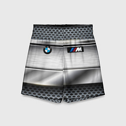 Шорты детские BMW metal texture, цвет: 3D-принт