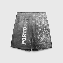 Шорты детские Porto - grey gradient по-вертикали, цвет: 3D-принт