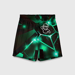 Шорты детские Stumble Guys разлом плит, цвет: 3D-принт