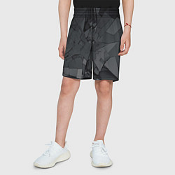 Шорты детские Трещины, цвет: 3D-принт — фото 2