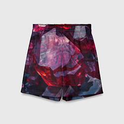 Шорты детские Драгоценный минерал, цвет: 3D-принт