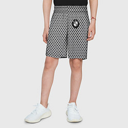 Шорты детские BMW carbon steel auto, цвет: 3D-принт — фото 2