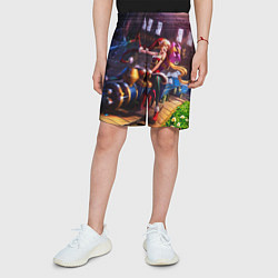 Шорты детские Elf Jinx, цвет: 3D-принт — фото 2