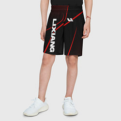 Шорты детские Lixiang - red line, цвет: 3D-принт — фото 2