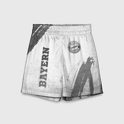 Шорты детские Bayern - white gradient вертикально, цвет: 3D-принт