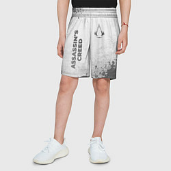 Шорты детские Assassins Creed - white gradient вертикально, цвет: 3D-принт — фото 2