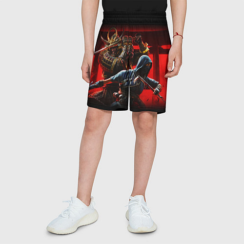 Детские шорты Assassins Creed Тени / 3D-принт – фото 3