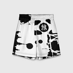 Шорты детские New York yankees - baseball team pattern, цвет: 3D-принт