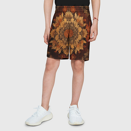 Детские шорты Узор в старинном стиле / 3D-принт – фото 3