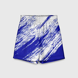Шорты детские The color is white and blue, цвет: 3D-принт