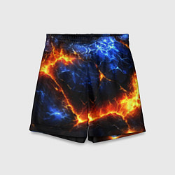 Детские шорты Лада и лед в разломе плит