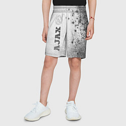 Шорты детские Ajax - white gradient по-вертикали, цвет: 3D-принт — фото 2