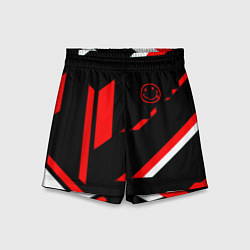 Шорты детские Nirvana текстура полосы, цвет: 3D-принт