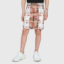 Шорты детские 5 000 рублей, цвет: 3D-принт — фото 2