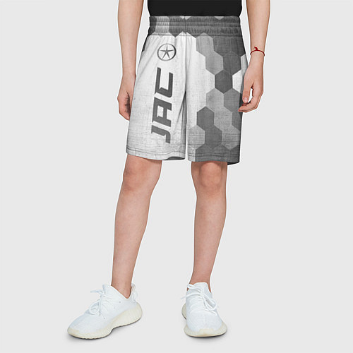 Детские шорты JAC - white gradient по-вертикали / 3D-принт – фото 3