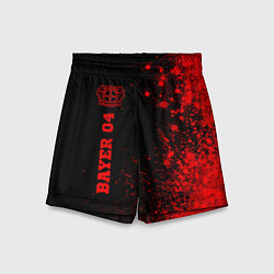 Шорты детские Bayer 04 - red gradient по-вертикали, цвет: 3D-принт
