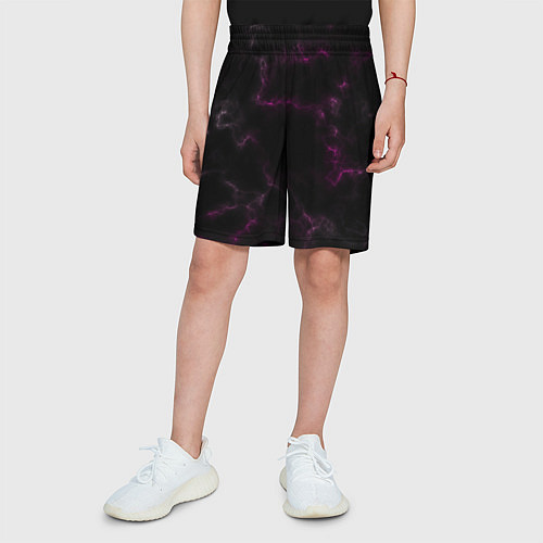 Детские шорты Black pink / 3D-принт – фото 3