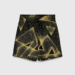 Детские шорты Triangle yellow with dots