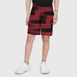 Шорты детские Color red square, цвет: 3D-принт — фото 2