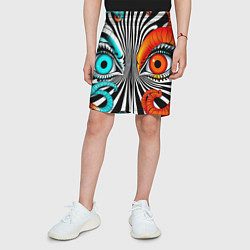 Шорты детские Глаз и щупальца, цвет: 3D-принт — фото 2