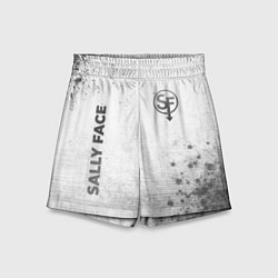 Шорты детские Sally Face - white gradient вертикально, цвет: 3D-принт