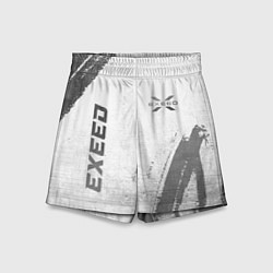 Детские шорты Exeed - white gradient вертикально