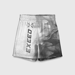 Шорты детские Exeed - white gradient по-вертикали, цвет: 3D-принт