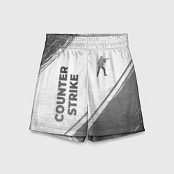 Шорты детские Counter Strike - white gradient вертикально, цвет: 3D-принт