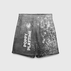 Шорты детские Poppy Playtime - grey gradient по-вертикали, цвет: 3D-принт