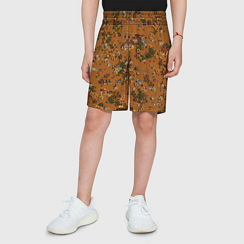 Детские шорты Земли Фабрики - Герои 3 / 3D-принт – фото 3