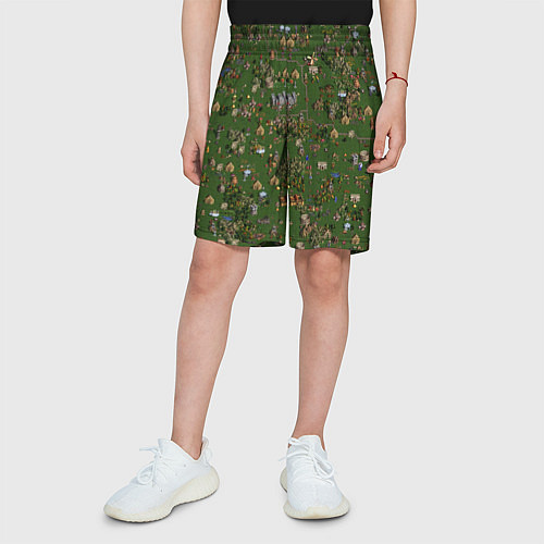 Детские шорты Земли Замка - Герои 3 / 3D-принт – фото 3